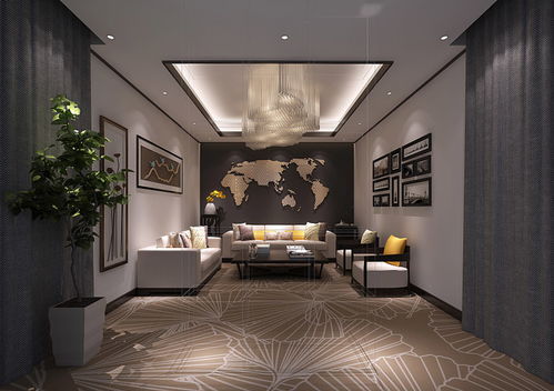 投資管理公司辦公室裝修設(shè)計(jì)效果圖